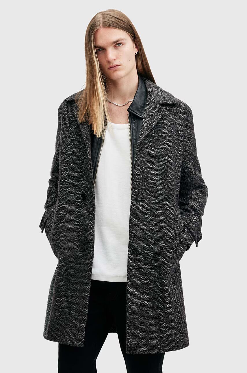 AllSaints Вълнено палто FINCHER