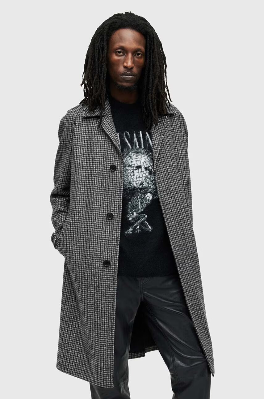 AllSaints Вълнено палто GOODMAN