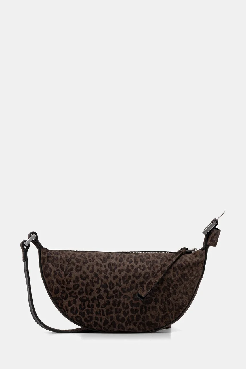 AllSaints Велурена чанта HALFMOON