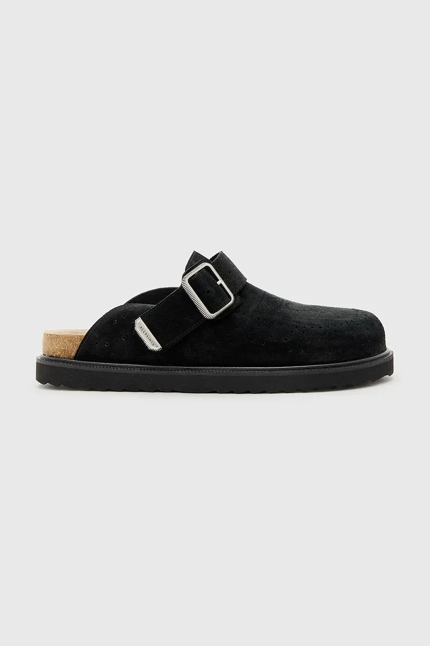 AllSaints Велурени чехли Randal Mule