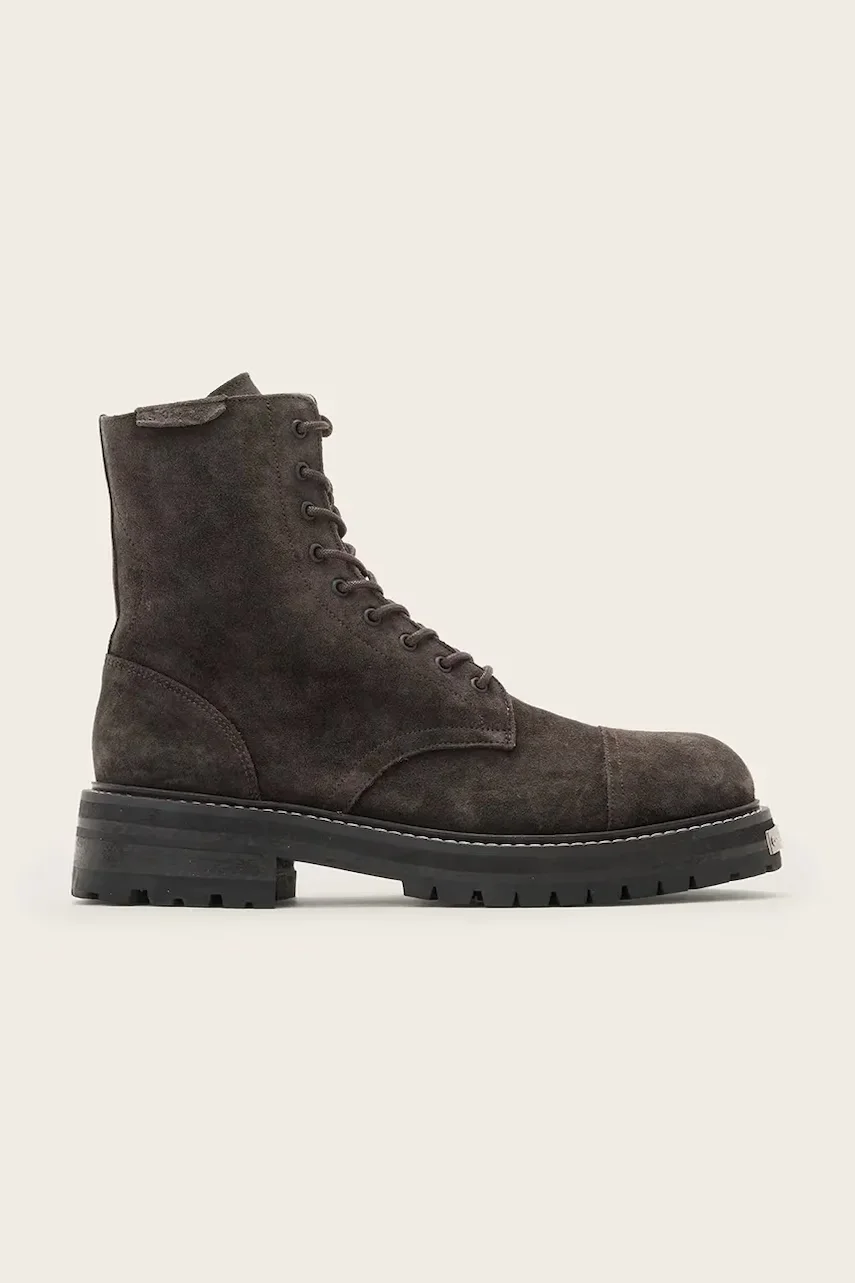 AllSaints Велурени обувки Hank Suede Boot