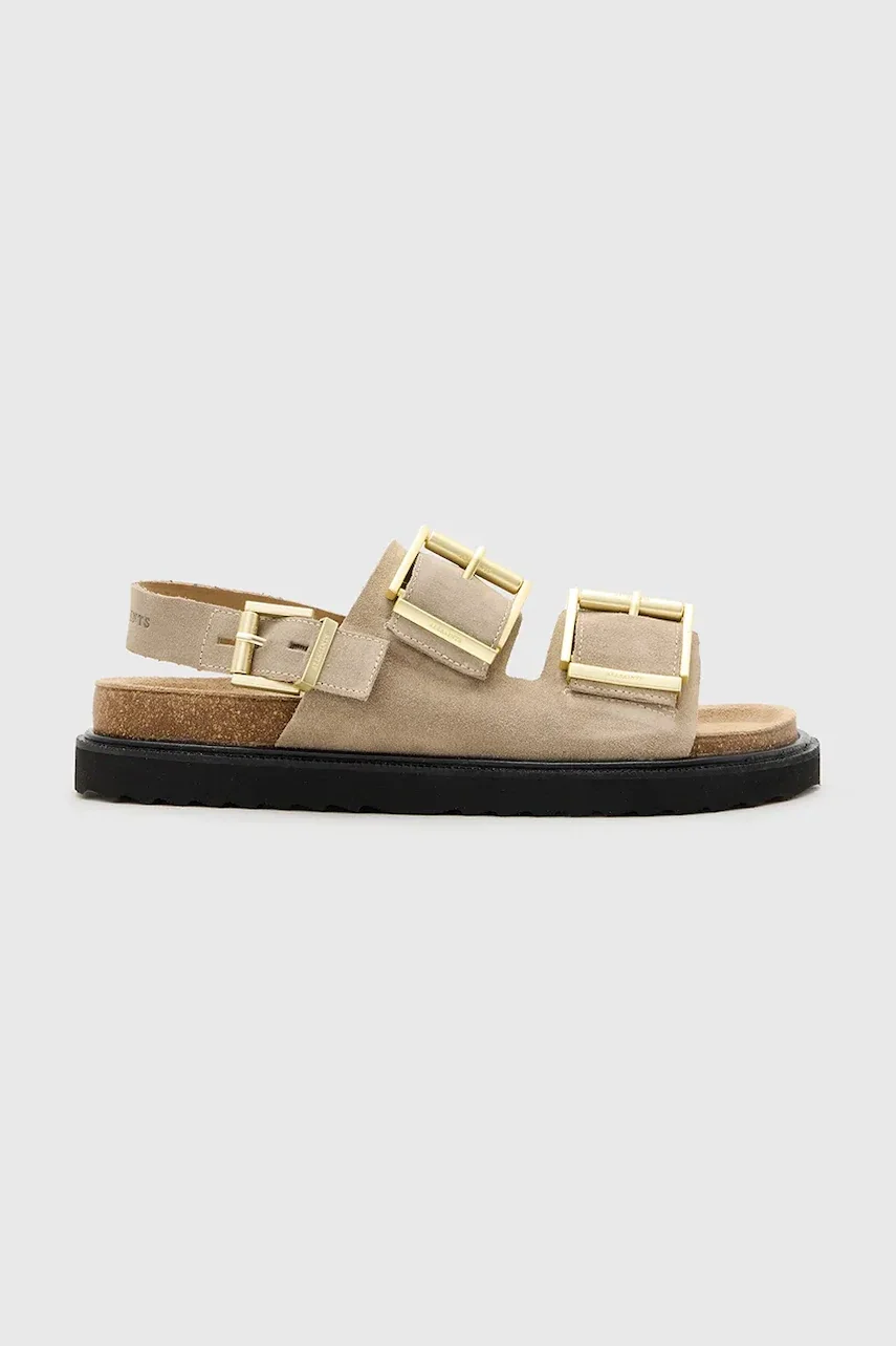AllSaints Велурени сандали Isla Sandal