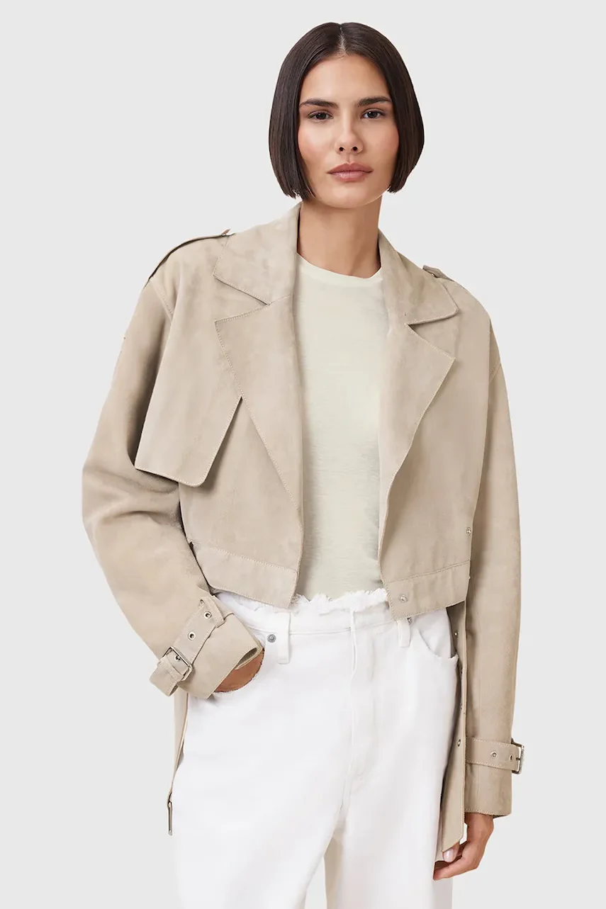 AllSaints Велурено яке OPHELIA