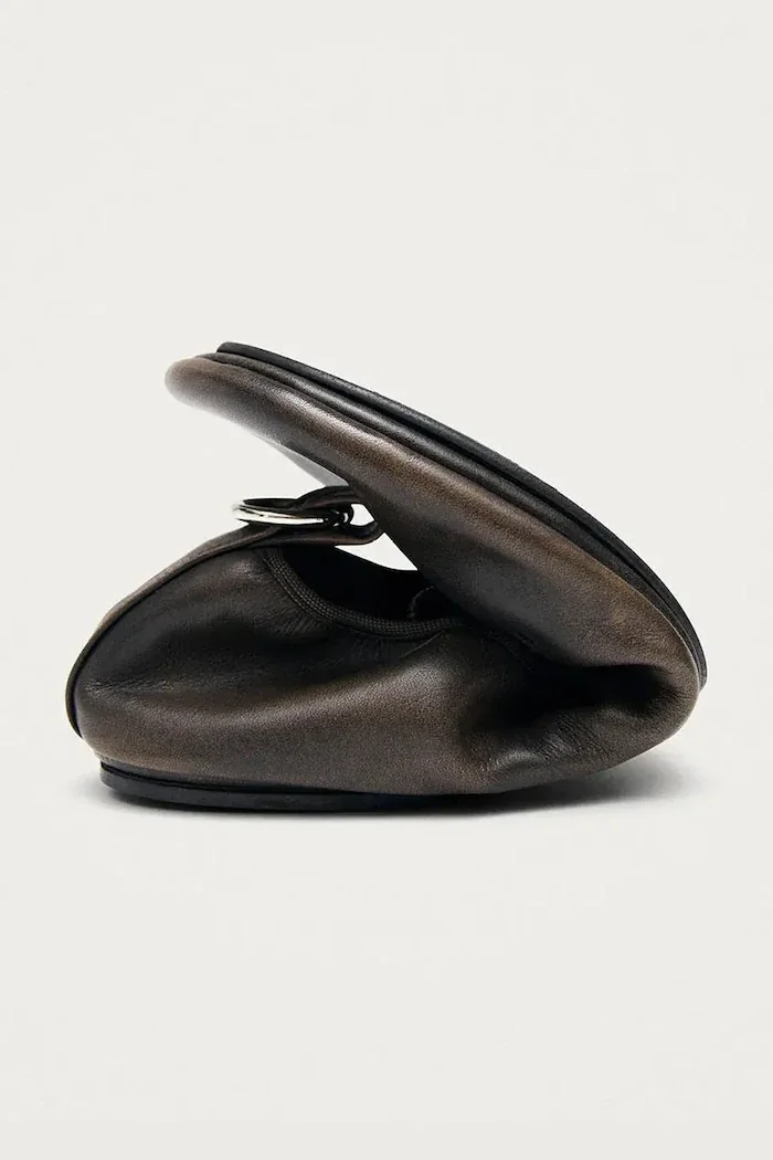 ALOHAS балеринки от кожа Naira кафяви S101436-01