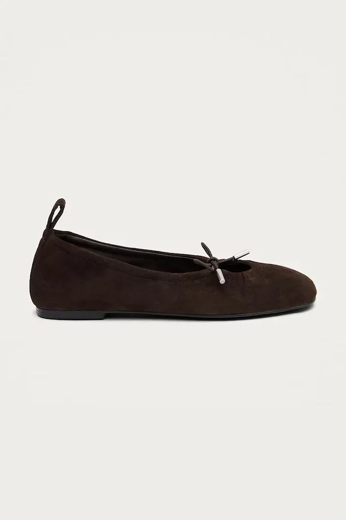 ALOHAS балеринки от кожа Rosalind кафяви S101411-01