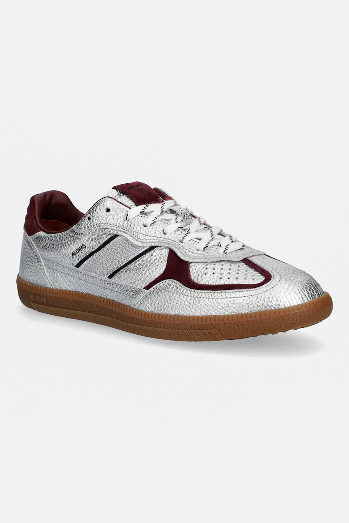 ALOHAS Кожени маратонки Tb.490 в сребристо S101208-01