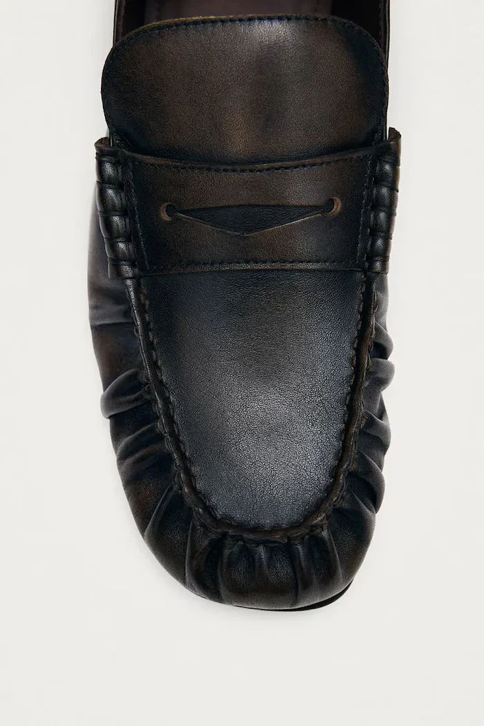 ALOHAS мокасини дамски от кожа Aven кафяви S101380-01