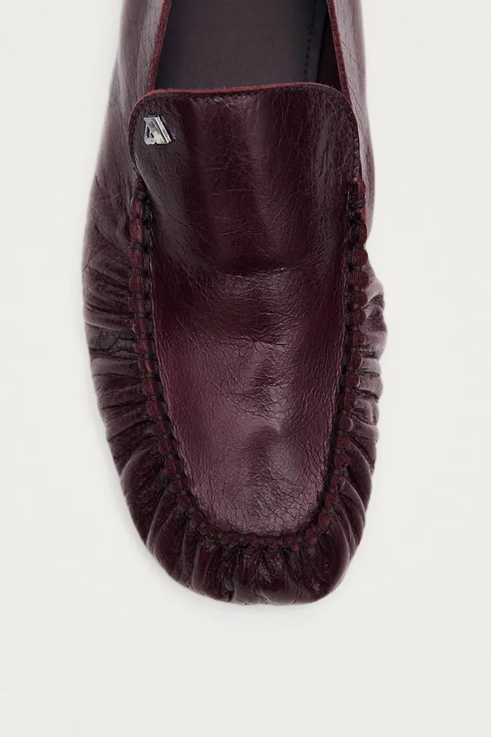 ALOHAS мокасини дамски от кожа Gabe бордо S101414-02