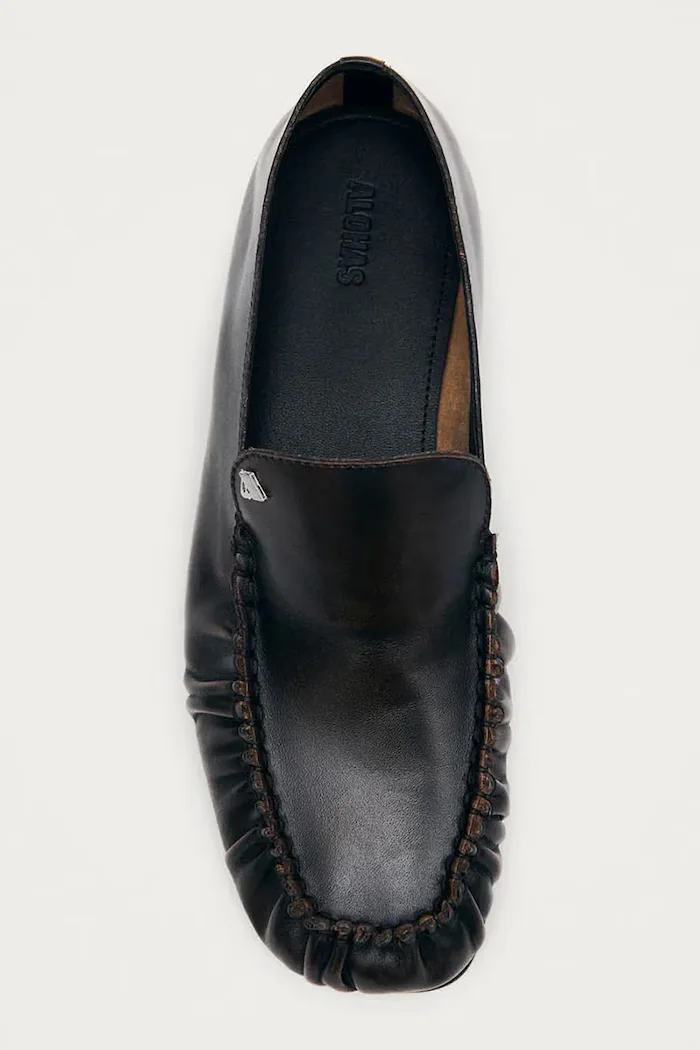 ALOHAS мокасини дамски от кожа Gabe кафяви S101559-01