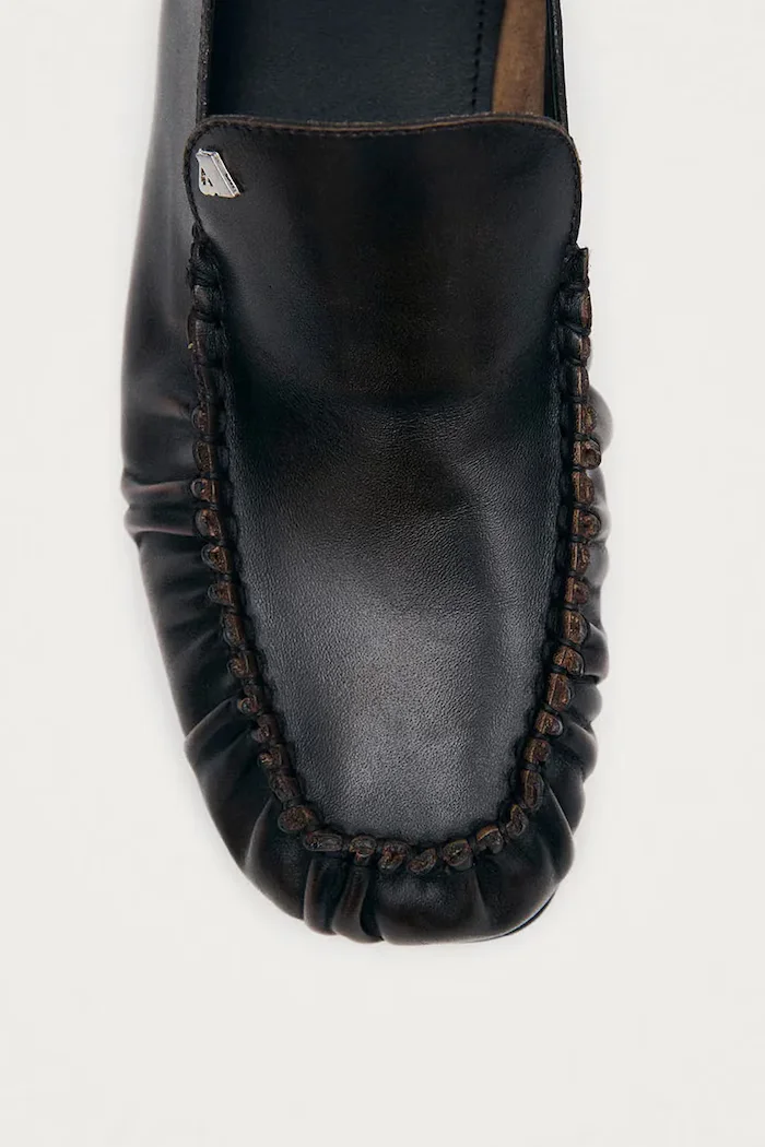 ALOHAS мокасини дамски от кожа Gabe кафяви S101559-01