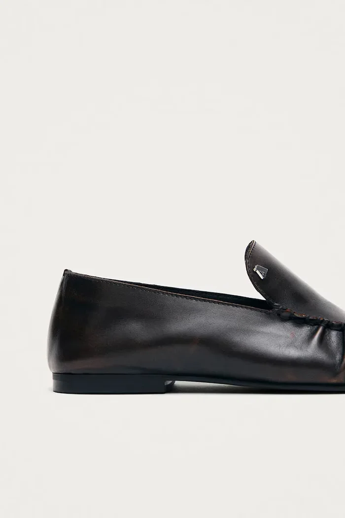 ALOHAS мокасини дамски от кожа Gabe кафяви S101559-01