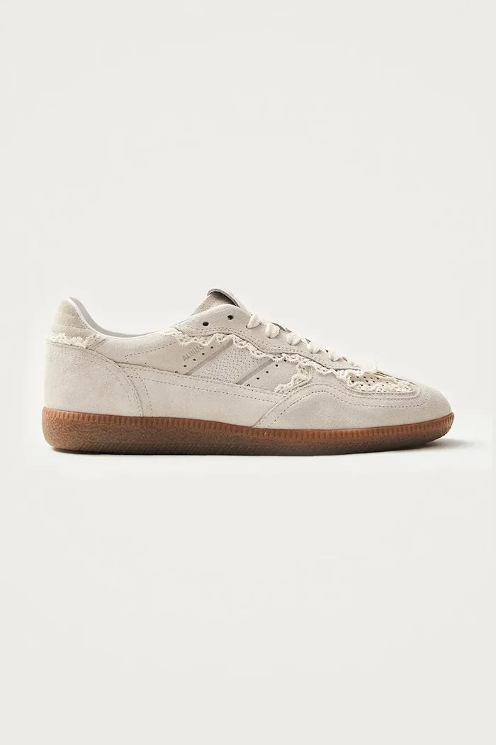 ALOHAS Велурени маратонки Tb.490 в бежово S100823-01