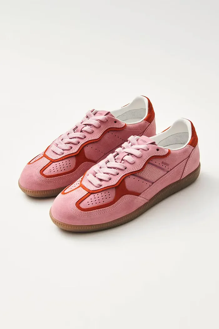 ALOHAS Велурени маратонки Tb.490 в розово S100471-13