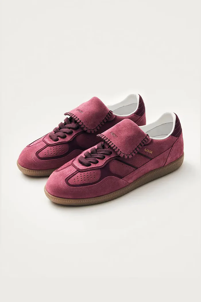 ALOHAS Велурени маратонки Tb.490 в розово S100917-01
