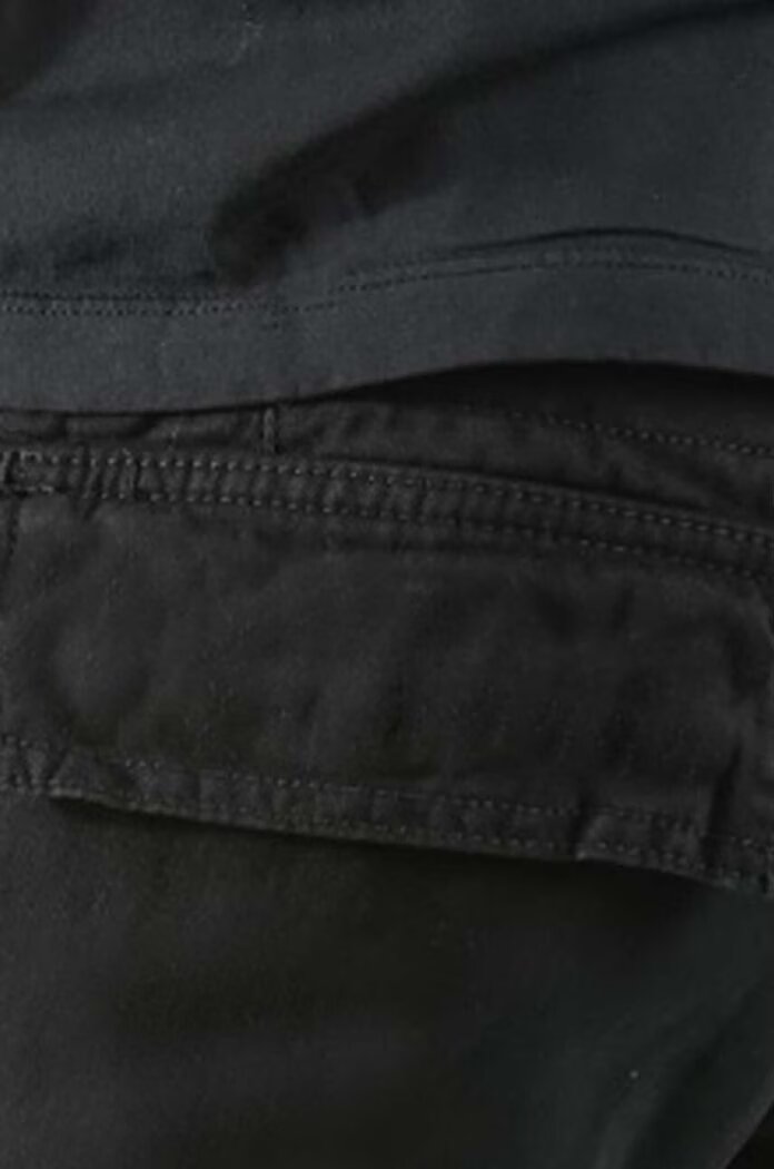 Alpha Industries Памучен панталон Agent Pant в черно с кройка тип карго 158205.03 Agent