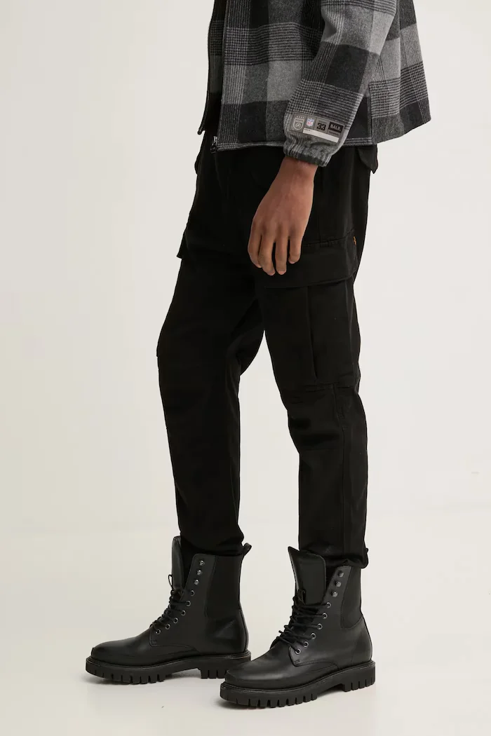 Alpha Industries Памучен панталон Airman Pant 188201 03 в черно 188201.03