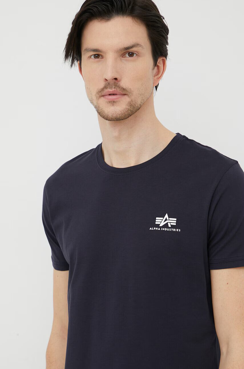Alpha Industries Памучна тениска Basic T Small Logo
