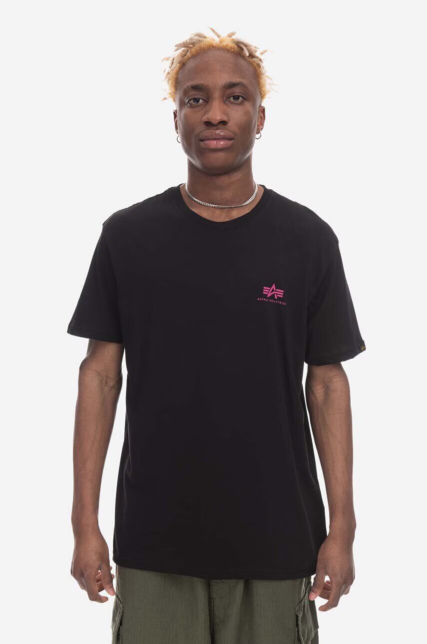 Alpha Industries Памучна тениска Basic T Small Logo