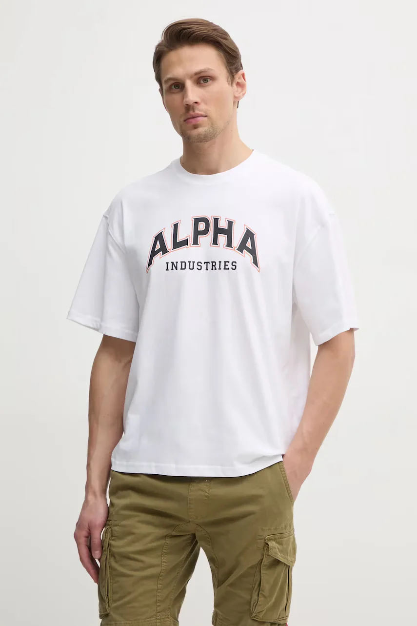 Alpha Industries Памучна тениска College