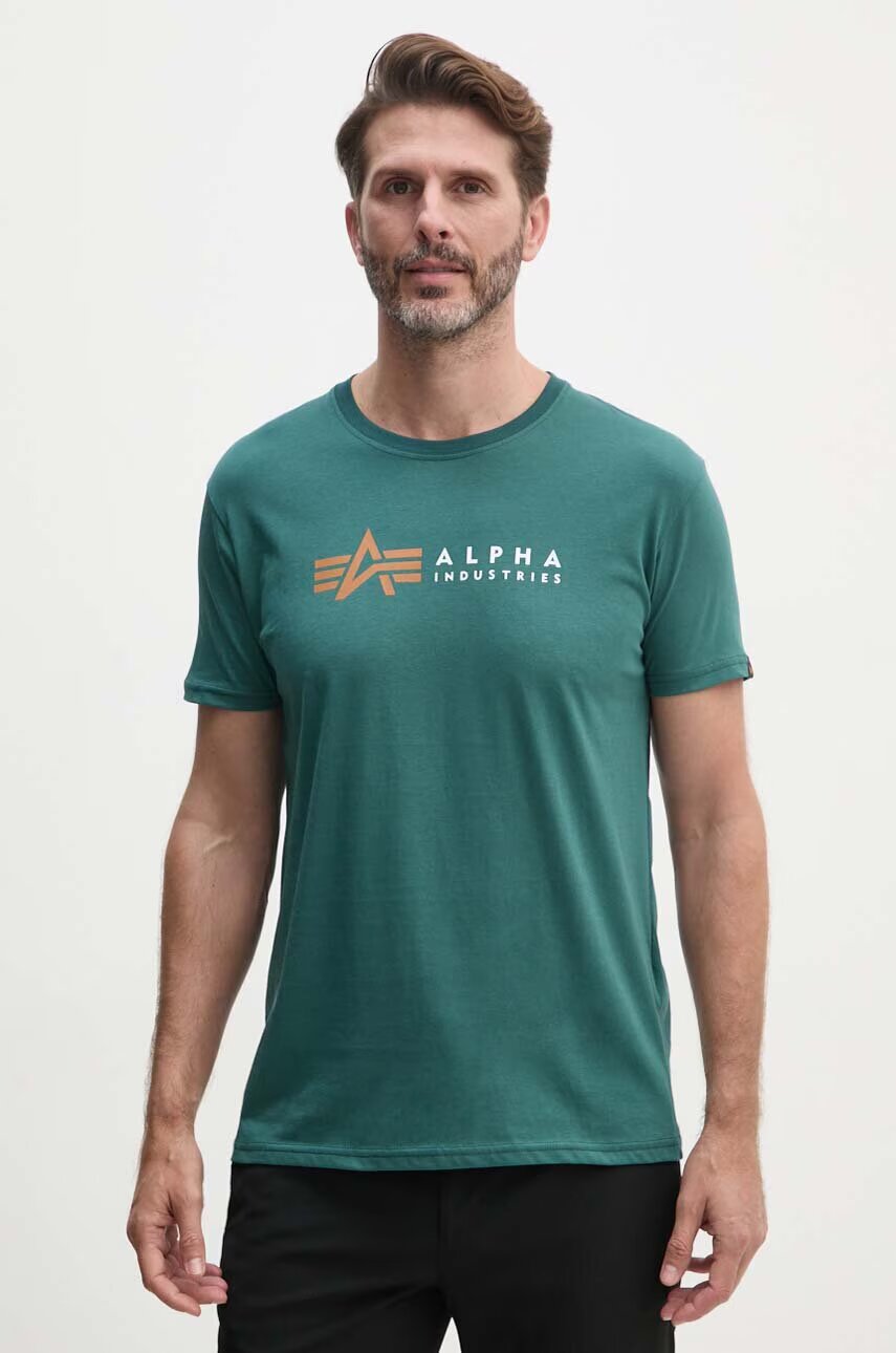 Alpha Industries Памучна тениска Label