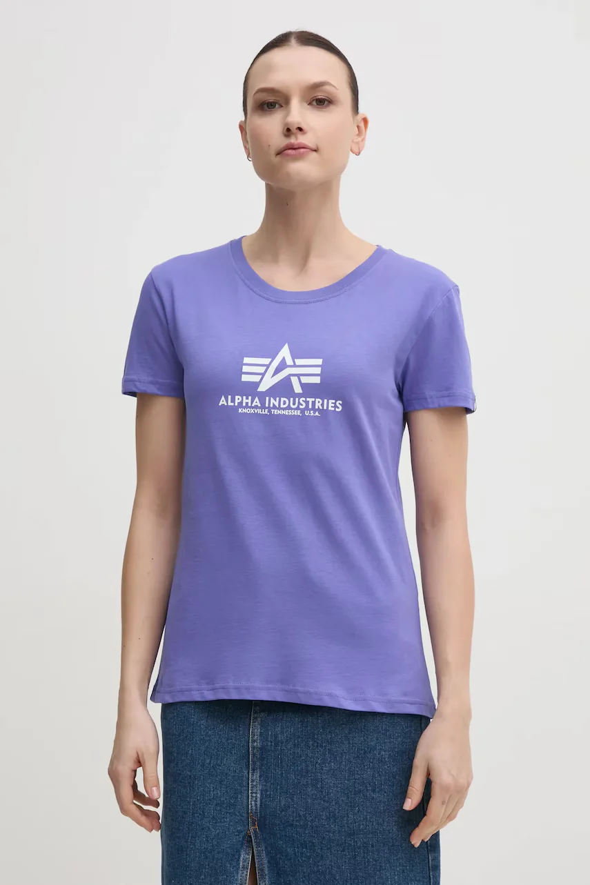 Alpha Industries Памучна тениска New Basic T Wmn