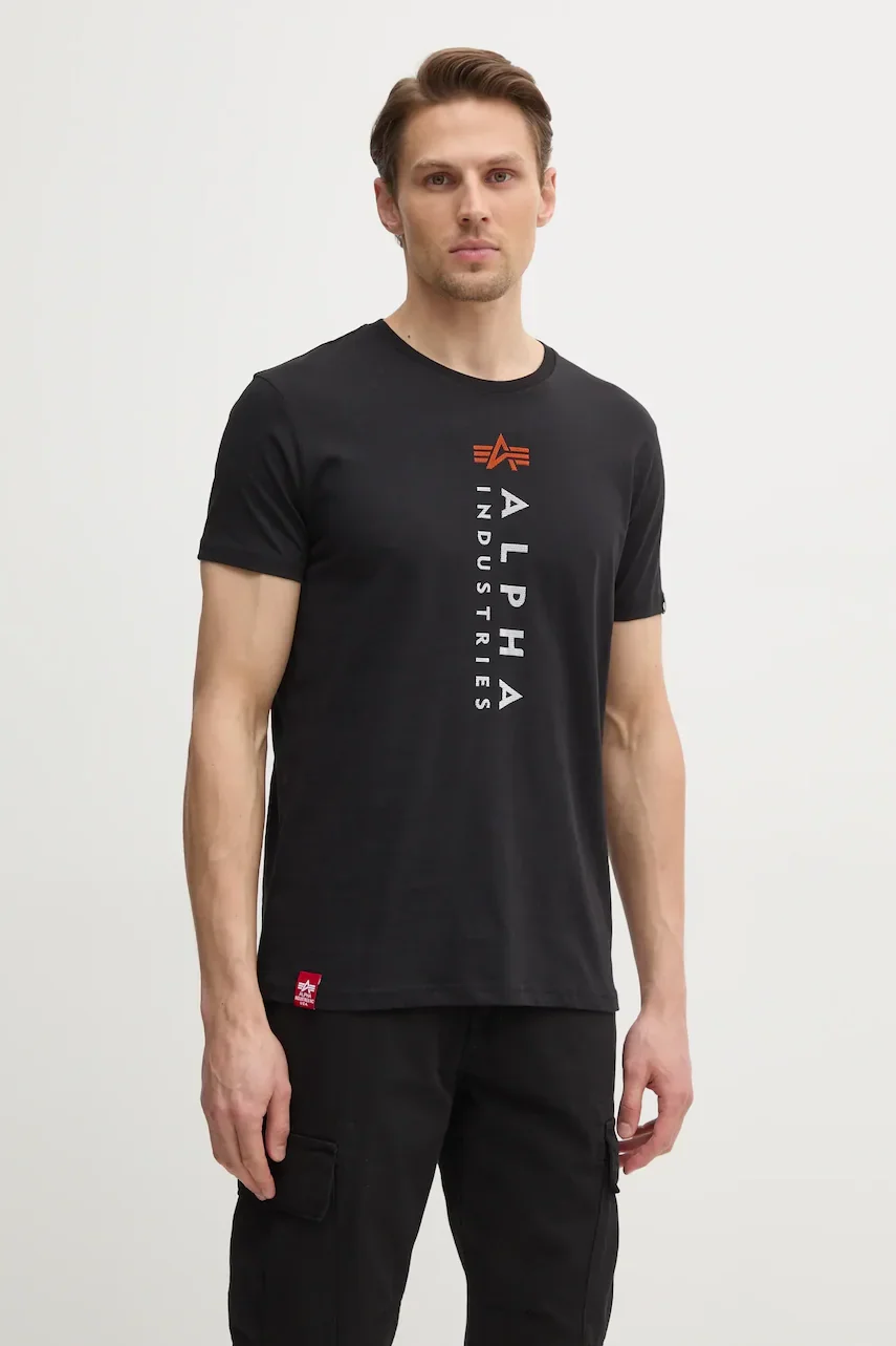 Alpha Industries Памучна тениска R Print T