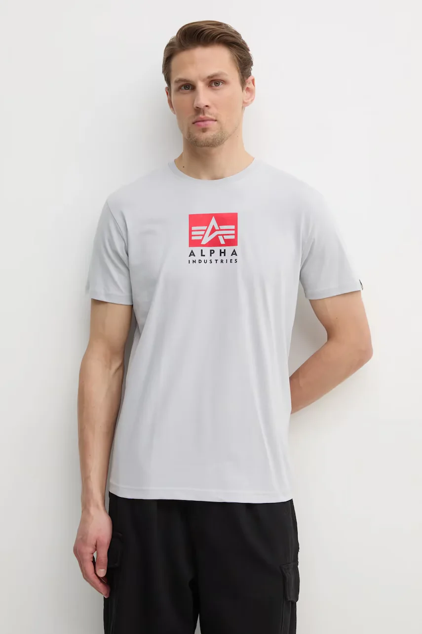 Alpha Industries Памучна тениска Satin Logo T