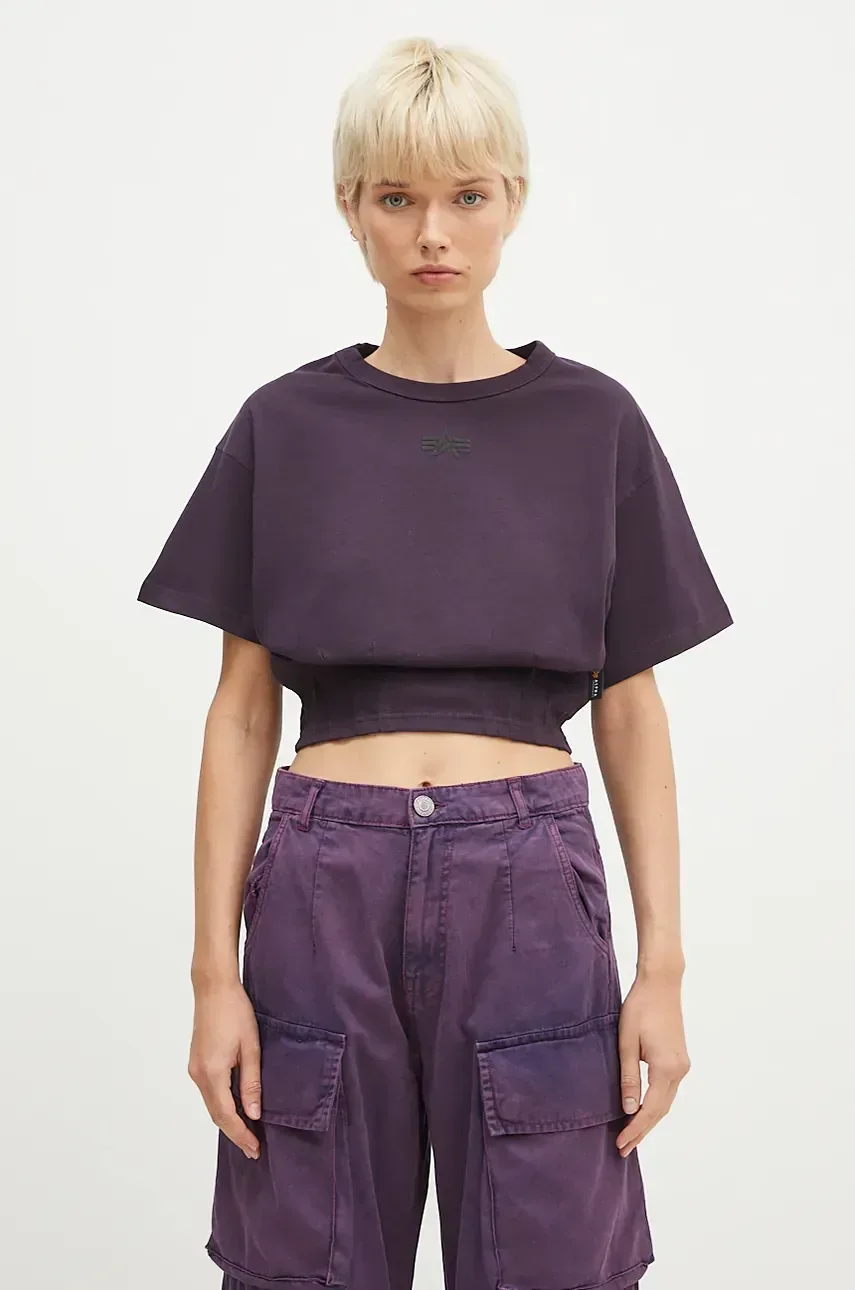 Alpha Industries Памучна тениска Waisted