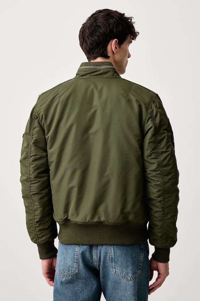 Alpha Industries преходно яке мъжко Aviation Jackets Engine зелено 103101