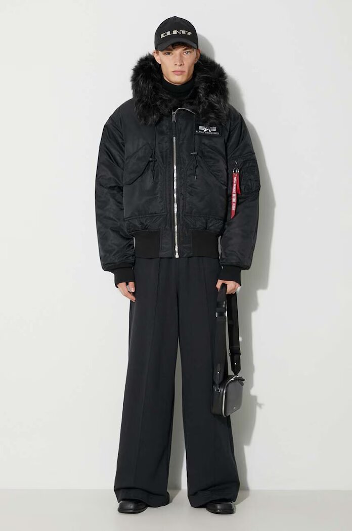 Alpha Industries Яке 45P Hooded Custom 45/P Bomber в черно зимен модел 113145.515 45/P Hooded Custom Bomber