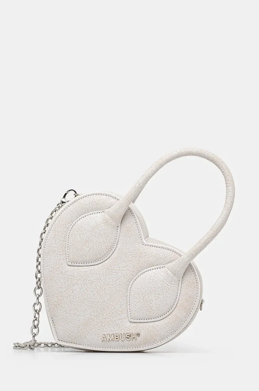 Ambush Чанта Crackle Heart Top Handle Bag