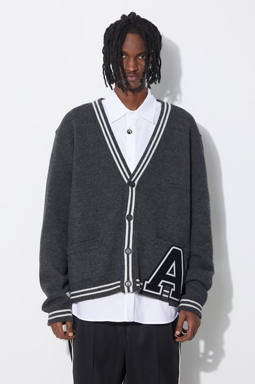 Ambush Вълнена жилетка A Patch Knit Cardigan