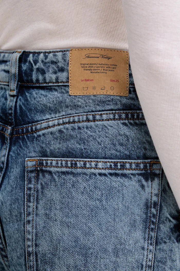 American Vintage Дънки с висока талия JOY11LE25