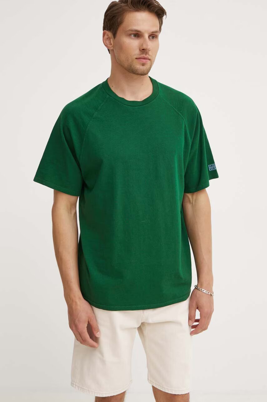 American Vintage Памучна тениска TEE-SHIRT MC COL ROND