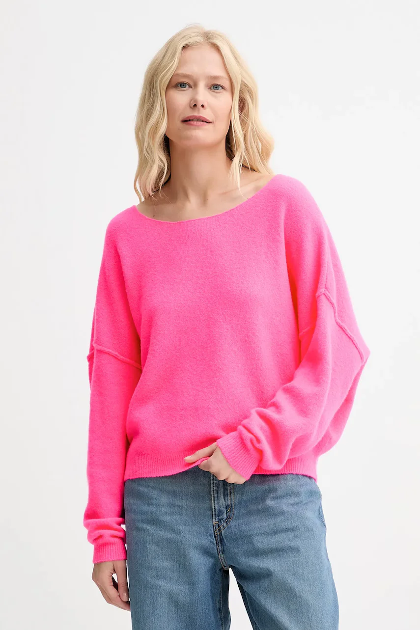 American Vintage Пуловер с вълна PULL ML COL BATEAU
