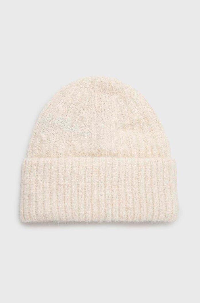 American Vintage Шапка с вълна Bonnet в бежово EAST22A