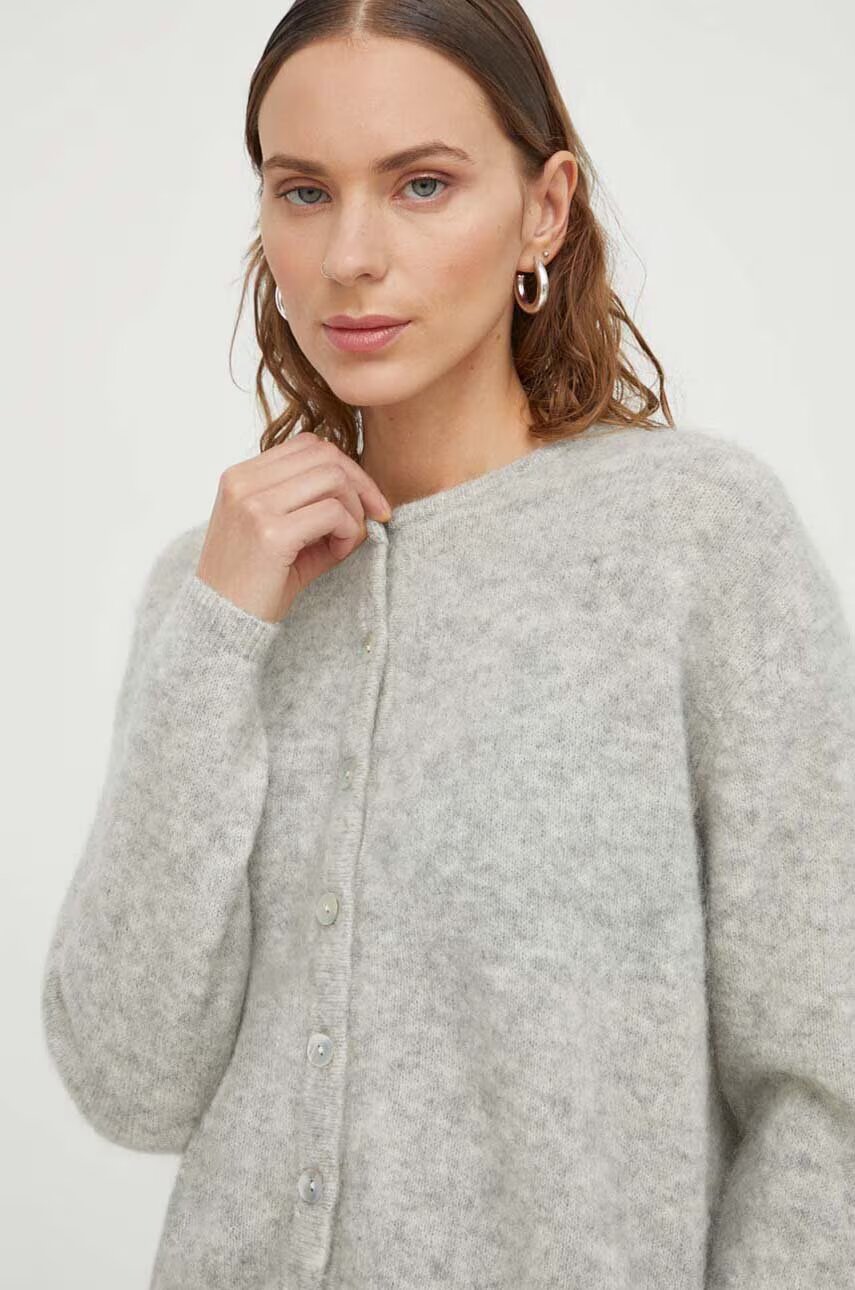 American Vintage Вълнена жилетка GILET ML COL ROND