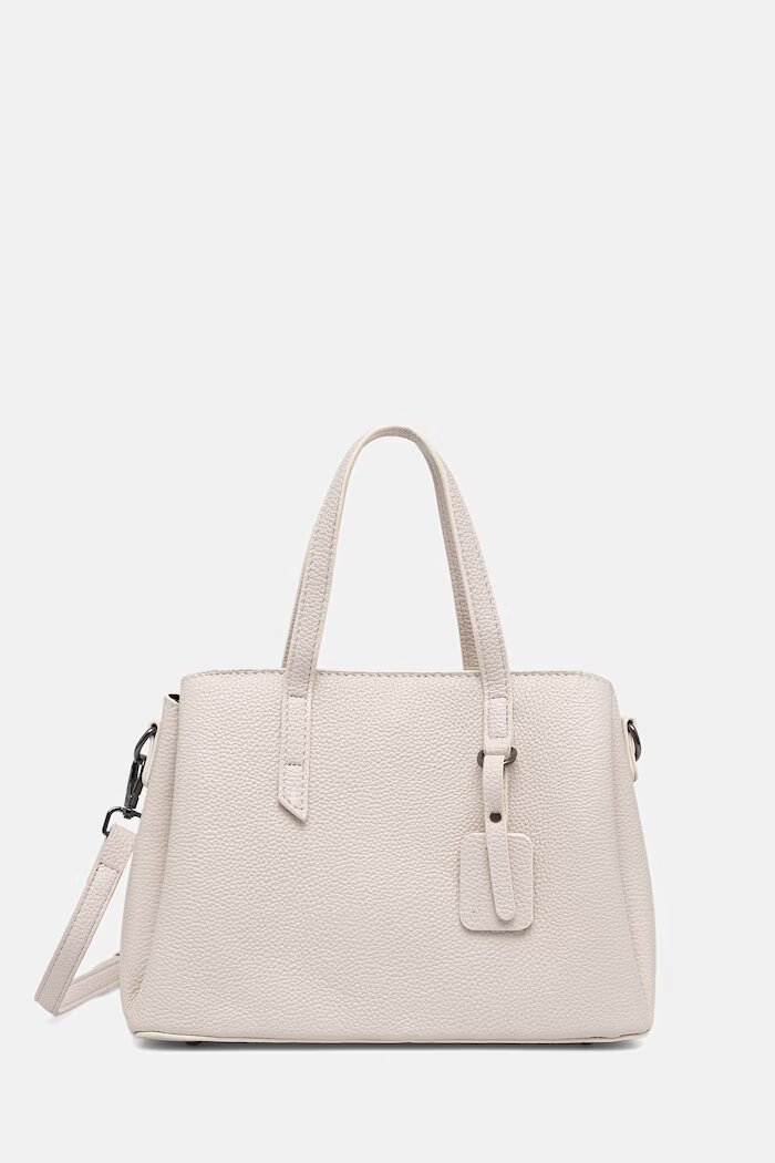 Answear.LAB чанта crossbody дамска от кожа бежова
