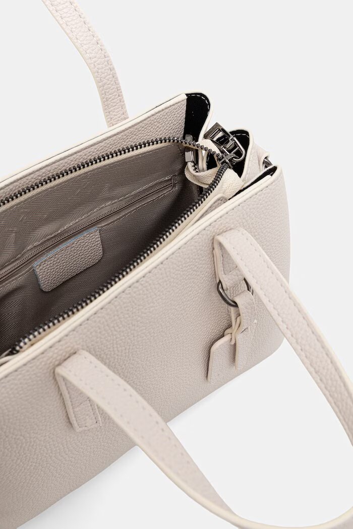 Answear.LAB чанта crossbody дамска от кожа бежова