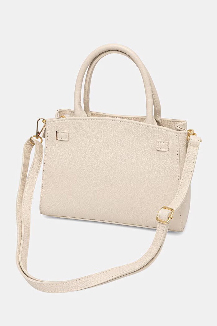 Answear.LAB чанта crossbody дамска от кожа бежова