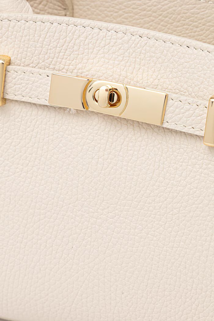 Answear.LAB чанта crossbody дамска от кожа бежова