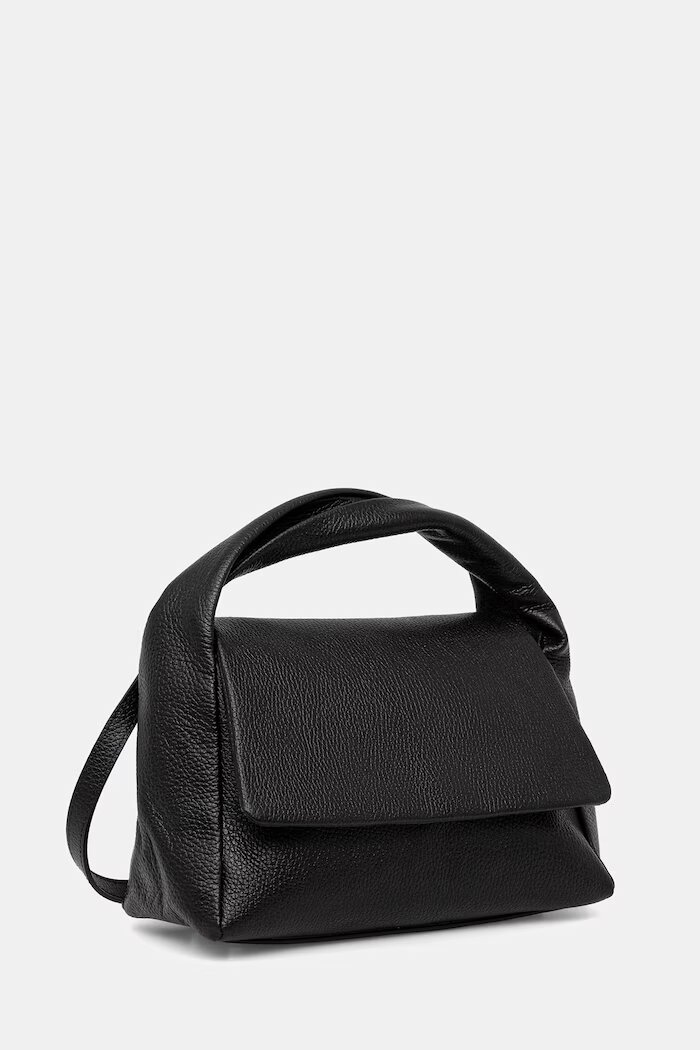 Answear.LAB чанта crossbody дамска от кожа черна