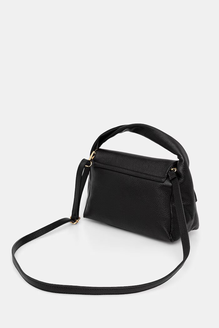 Answear.LAB чанта crossbody дамска от кожа черна