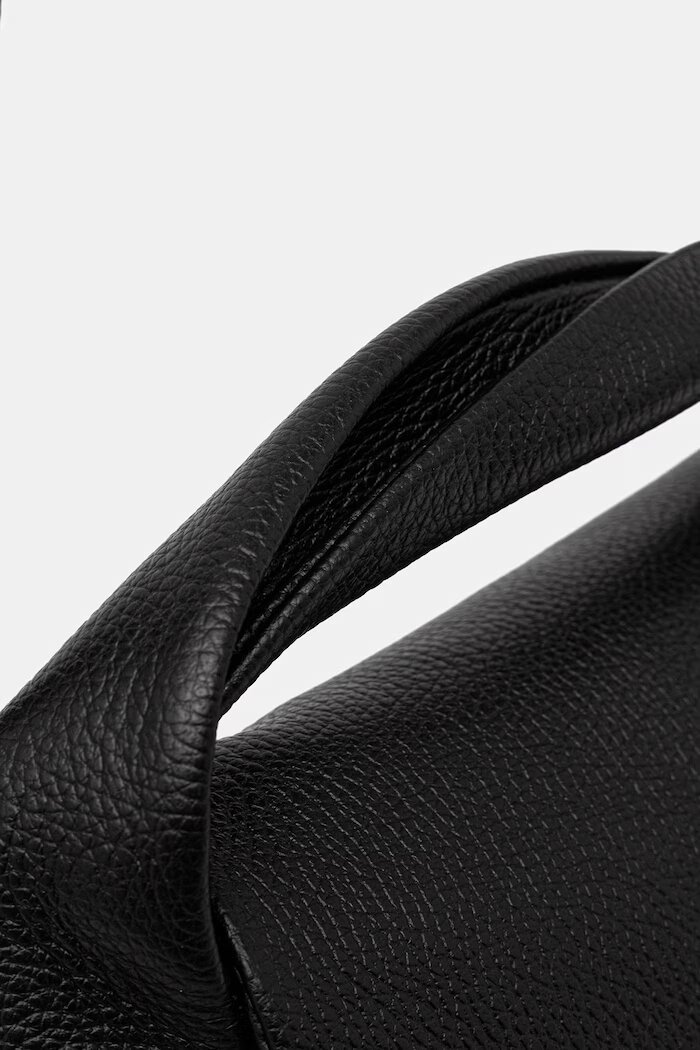 Answear.LAB чанта crossbody дамска от кожа черна
