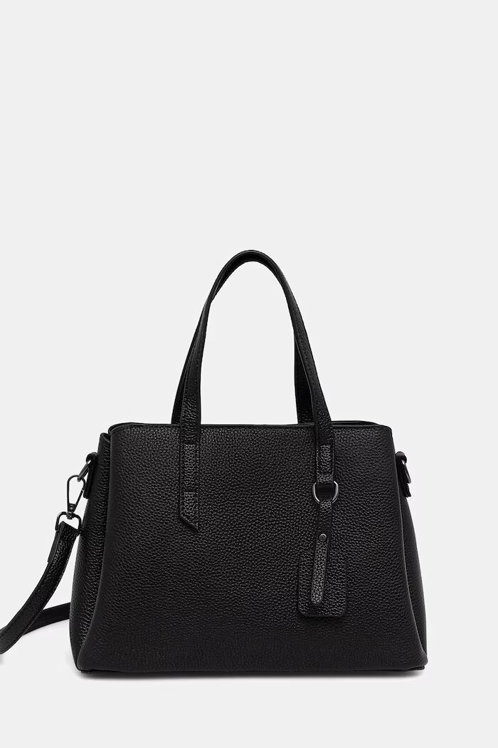 Answear.LAB чанта crossbody дамска от кожа черна