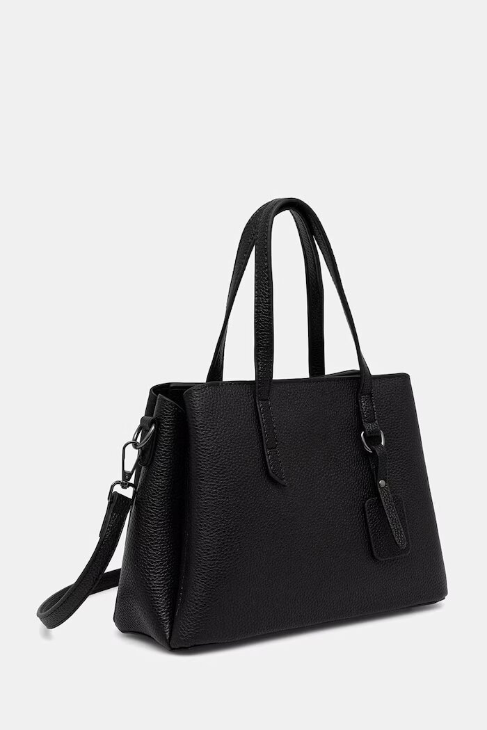 Answear.LAB чанта crossbody дамска от кожа черна