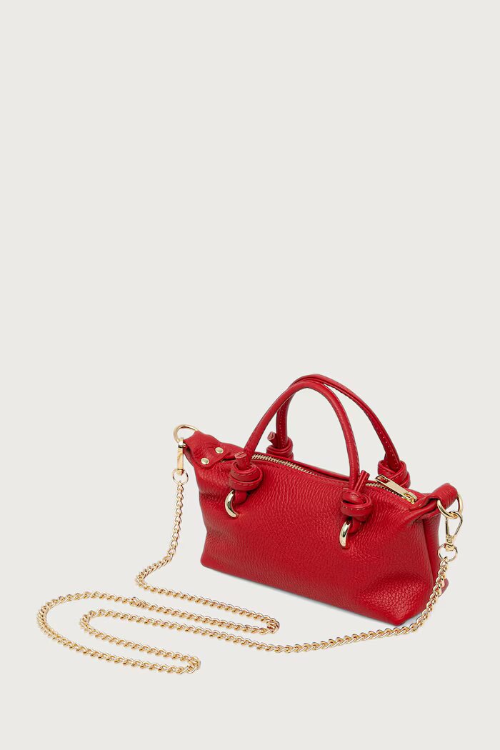 Answear.LAB чанта crossbody дамска от кожа червена