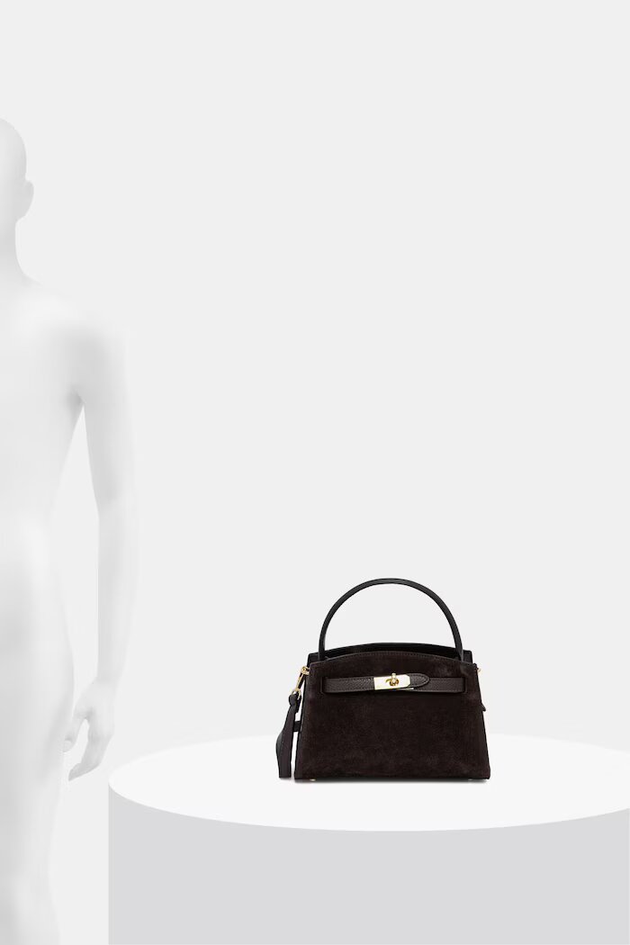 Answear.LAB чанта crossbody дамска от кожа кафява