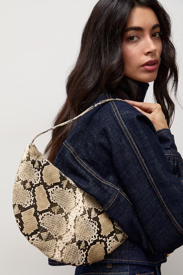 Answear.LAB чанта tote дамска от кожа бежова