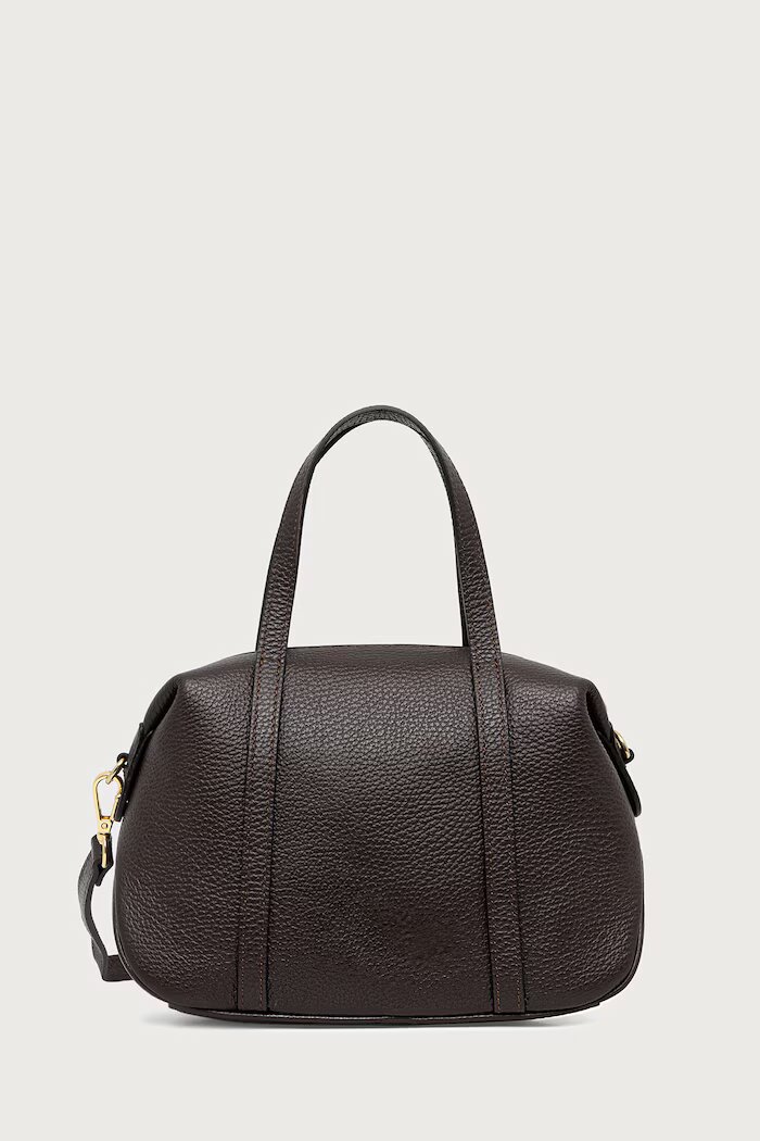 Answear.LAB чанта tote дамска от кожа кафява